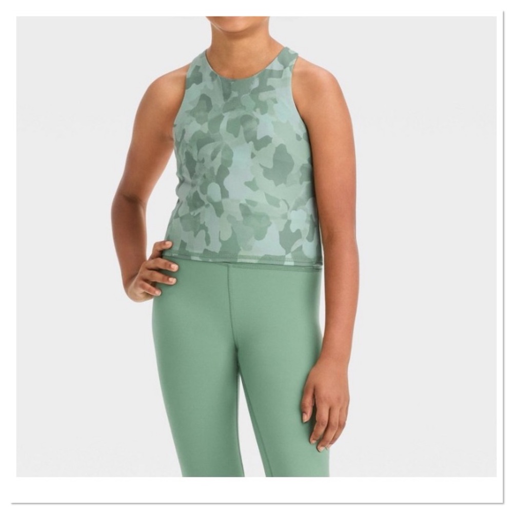 Girls Cropped Tank Top All In Motion